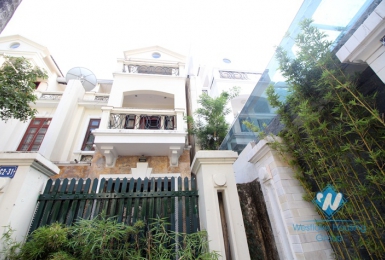 Unique villa for rent in Ciputra, Tay Ho, Hanoi. 